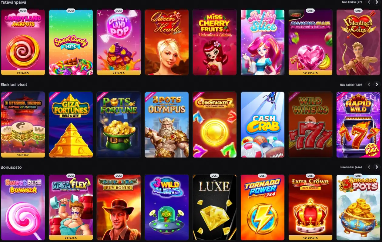 voitto casino slots